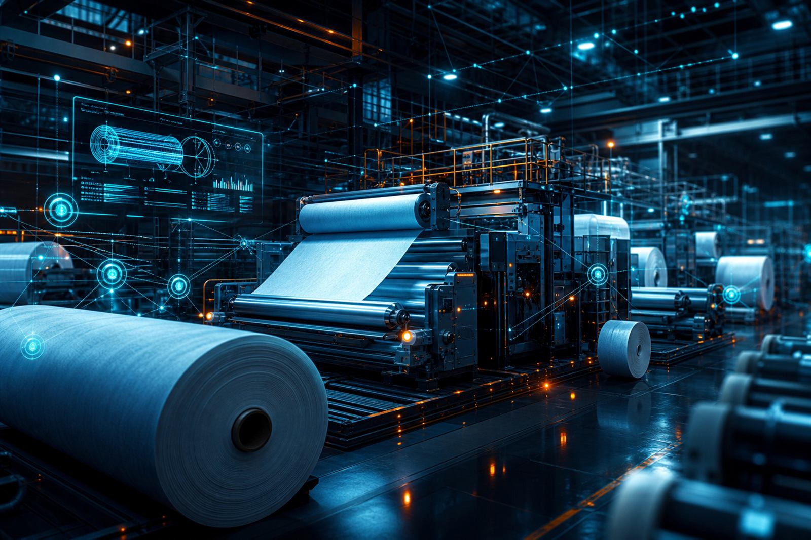 Nonwoven üretim programı - hat izleme, lot takibi ve teknik tekstil MRP