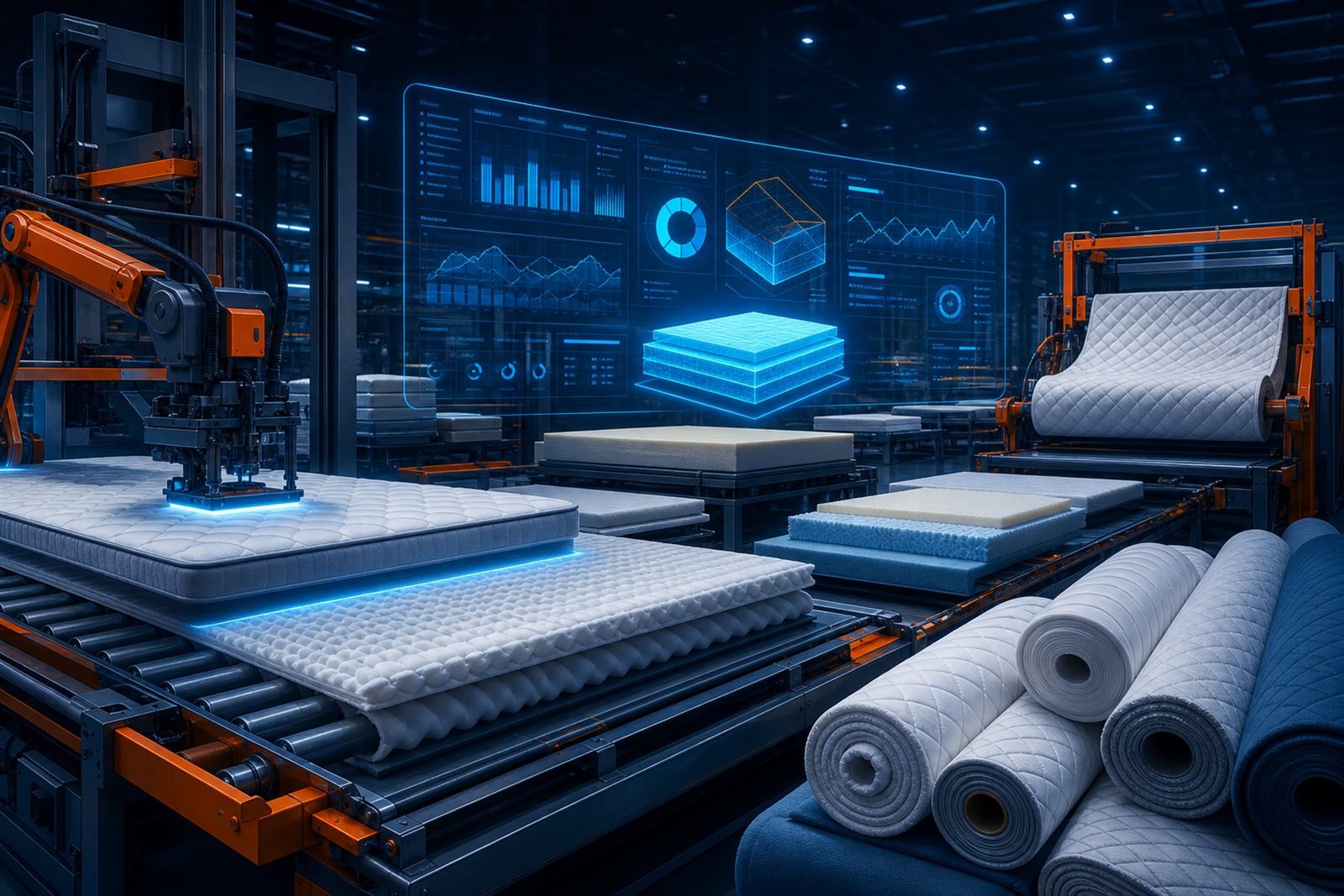 Yatak üretim programı - Lean ERP ölçüye özel MRP ve üretim takip